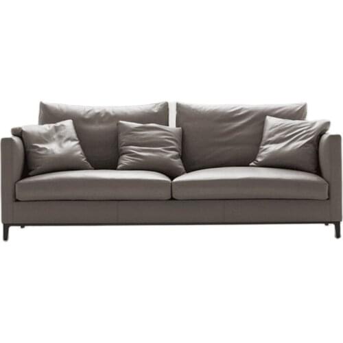 High quality cow top graded genuine real leather sofa/living room sofa furniture latest style home used three seat leather couch