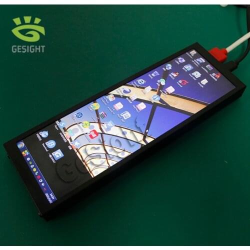 7.84 Inch Long Strip Screen 1280*400 LCD Display Panel MIPI Interface HD-MI USB Driver Board for Monitor Gaming PC