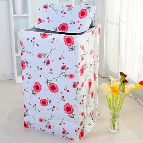 1Pcs Large 59x62x87cm Printing Washing Machine Cloth Dust Cover Waterproof Dustproof Prevent bask washing machine cloth cover