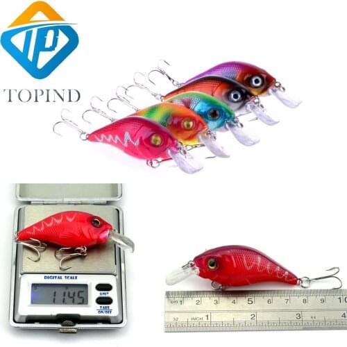 2Sets TOPIND Portable Fun Fishing Tackle Lots,Baits Set,For Trout Bass Salmon,Saltwater Freshwater Fishing Lure Kits
