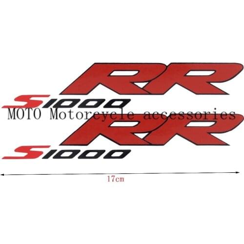 2016 New Style 2X Decals Label For BMW S1000RR Sticker Red