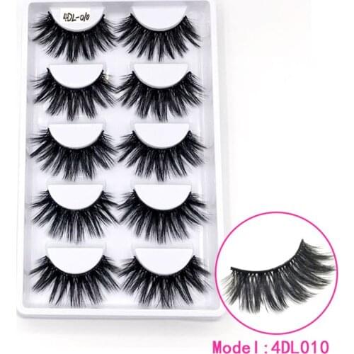 5 Pair Black Feather False Eyelashes Soft Feathers Exaggerated Stage Catwalk Art Fake Eyelashes Fashion Makeup Lashes