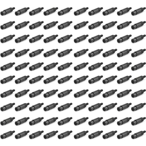 Areyourshop 100pcs 8 Pin Mini DIN Female Plug Socket Connector Wholesale Audio Speaker Adapter