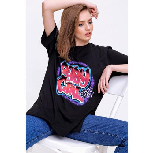 Baby Girl Printed T-Shirts 2021 Summer Spring Women 'S T-Shirt Fashion Tops Sexy Print Ladies top