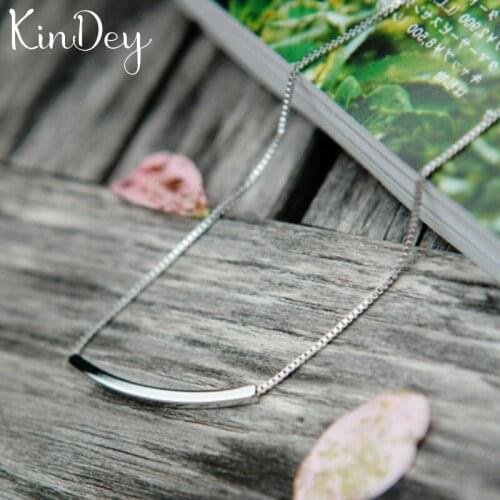 Kindey New Arrivals Silver Color Chains Necklaces for Women Wedding Jewelry Long Necklaces Statement Jewelry