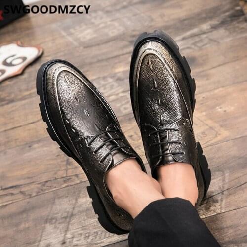Crocodile Shoes Men Classic Corporate Shoes For Men Evening Dress Coiffeur White Designer Mens Formal Shoes Wedding Dress 2020