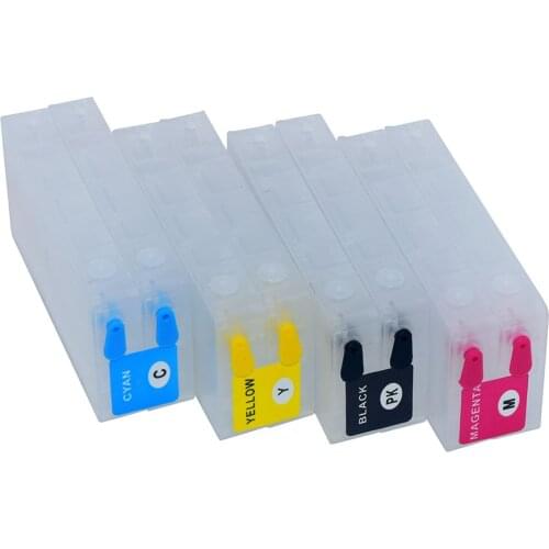 4 color Refillable Ink Cartridge For Epson TM-C3500 TM-C3510 TM-C3520 for Epson GJiC22P Label Printer