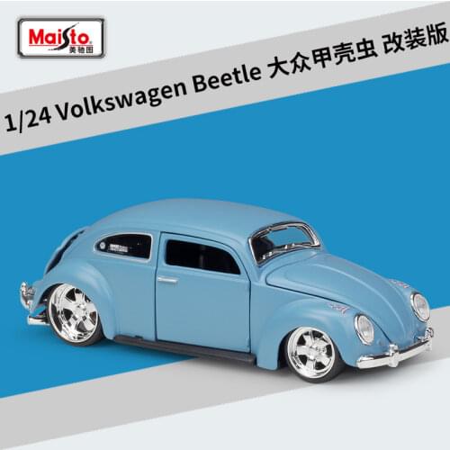 Maisto 1:24 Volkswagen Beetle Simulation Alloy Car Model Toy Products Collection Ornaments Gifts