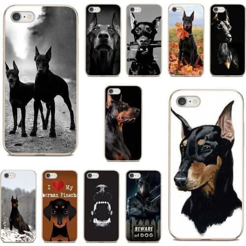 DOBERMAN For Huawei P30 P40 P20 P7 P8 P9 P10 Lite Plus Pro 2015 2016 2017 Mini Soft Bag Case