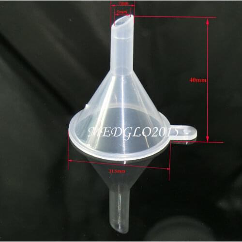 Wholesale 1000 pcs Plastic Mini funnels for perfume liquids small funnel