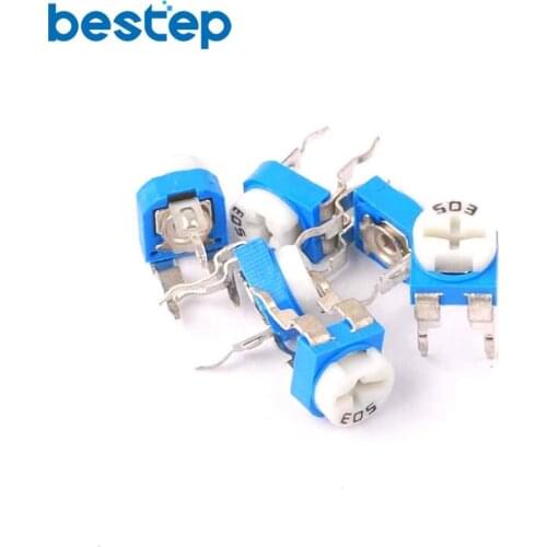 10PCS Trimmer Potentiometer RM065 RM-065 50Kohm 503 50K Trimmer Resistors Variable adjustable Resistors