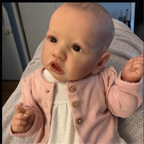 22'' Full Silicone bebes reborn Reborn Baby Doll Realistic Reborn Toddler Children Christmas Gift Bath Bedtime Toy Kids Playmate