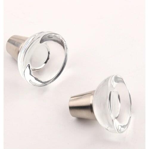 YNIZHURE Luxury Crystal Glass Handle Drawer Cupboard Door Cabinet Kitchen Knob Beautiful Shiny Modified for Furniture