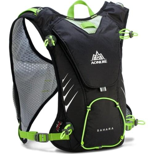 AONIJIE Men Women Lightweight Trail Running Backpack Outdoor Sports Hiking Racing Bag With Optional 1.5L Hydration Water Bag