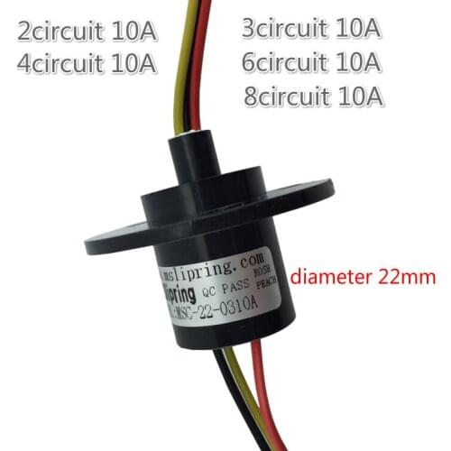 Slip Ring 2, 3, 4, 6, 8, 10a Recreational Equipment Rotary Conductive Ring Brush