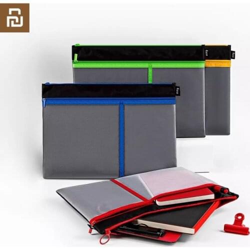 Youpin Fizz A4 Zipper Bag File Bag A4 Storage Large Capacity Mesh File Bag Hand Bag Student Office For Business Home School