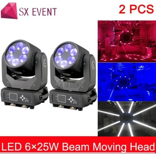 LED 6x25W Beam Moving Head Light 6x25W led Ultimate Lens Rotation stage Bar effect led 6x25W Beam Moving Head