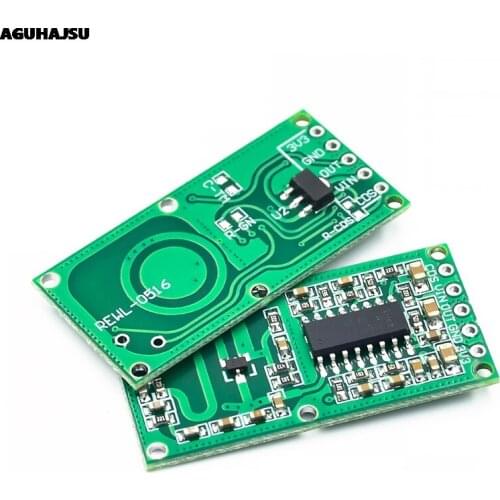 2pcs Smart Electronics RCWL-0516 microwave radar sensor module Human body induction switch module Intelligent sensor