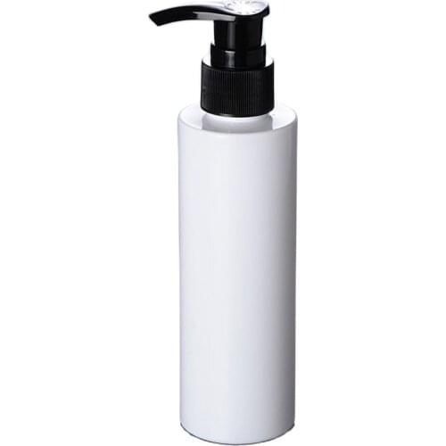 150ML white/clear plastic PET bottle white black pump body lotion emulsion shampoo hydrating essence skin care cosmetic packing