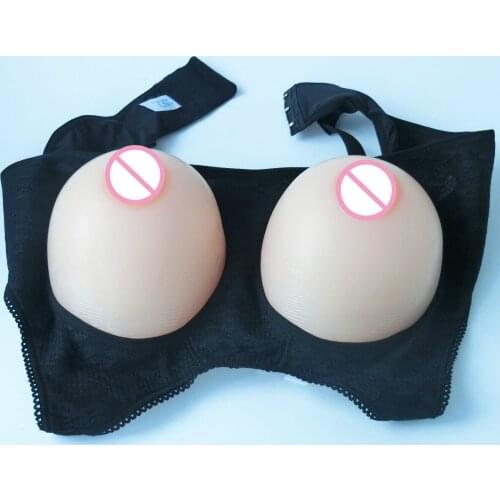800g Full Silicone Breast Forms Enhancer Cross Cosplay Dresser C Cup