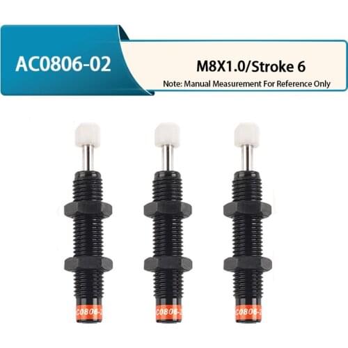 AC0806-02 AC TYPE Pneumatic Shock Absorber Oil Pressure HydraulicShock Absorber Adjustable manipulator Hydraulic Buffer