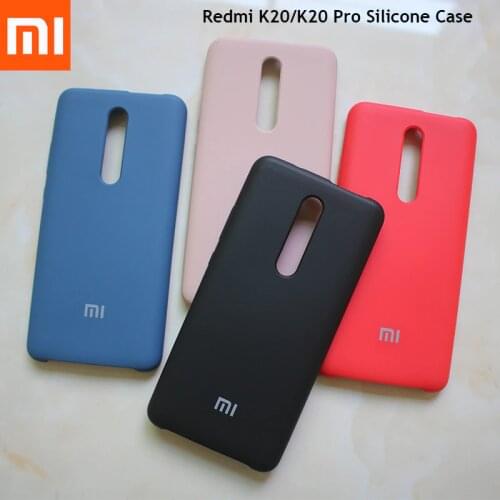Redmi K20/K20 Mi 9/9t Pro Phone Case Original Liquid Silicone Back Cover Silky Touch For Xiaomi 9/9T redmi K20 pro Skin Housing