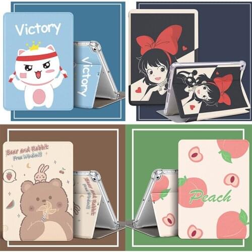 Cartoon Flip Case For iPad Mini 5 4 3 Tablet Case Cover Auto Sleep Wake for iPad air 2 10.2-in iPad 2019 9.7 Pro 10.5 11 Cover