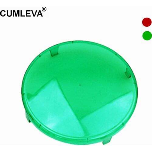 2 Colors Availble 125mm Green or Red Lens Filter Spotlight Lens Cover for 125mm LED Poratble Lighting/Scope Mounted Spotlight