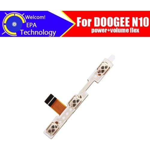 DOOGEE N10 Side Button Flex Cable 100% Original Power + Volume Button FPC Wire Flex Cable repair accessories for N10