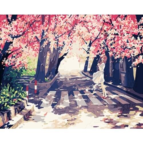 PAINTBOY Framed Pictures DIY Painting By Numbers Hand Painted Oil On Canvas of Figure Painting Home Decor For Living Room GX3506