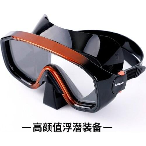 Diving Mask Full Dry Breathing Tube Snorkeling Sanbao Anti-Fog Diving Goggles Goggles Set
