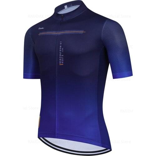 Raudax Mens Clothes Wear Better Rainbow Pro Team Gobikeful Cycling Jersey Short Sleeve Cycling Clothing Summer Road Bike shirts