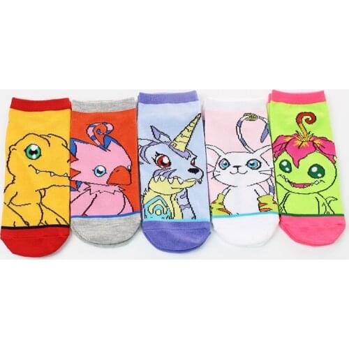 Women Kawaii Cute Anime Cartoon Unicorn Animals Boat Socks Girls Spring Summer Short Cotton Low Cut Casual Harajuku Calcetines