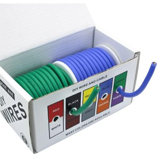 PVC1007 wire and cable 24awg 26 28 30 22AWG 18AWG 16AWG Tinned copper wirehousehold DIY electronic wire