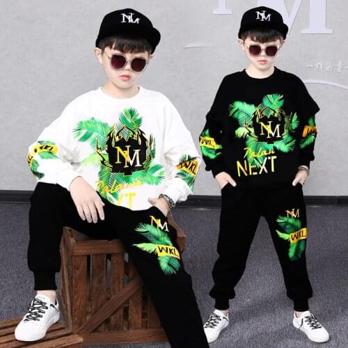 New Boys Hooded Tracksuit Clothes Sets Kids Spring&Autumn School Uniform Sport Suits Children Clothing Sets 4 6 8 10 12 14 Year