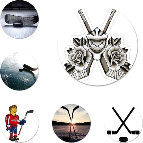 Ice Hockey Rink sport Badge Brooch Pin Accessories For Clothes Backpack Decoration gift