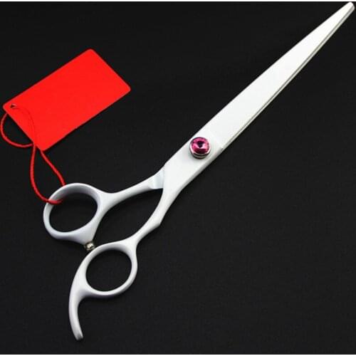 Japan 440c 8 inch dog hair clipper pet cut hair scissors dog grooming shears cutting barber tools hairdressing scissors with bag