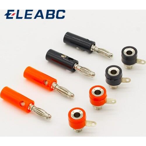 1male and Female J072 4mm Banana Plug Male and Female to Insert Connector Banana Pin DIY Model Parts