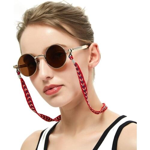 12pcs/lot Aztec style Sunglasses Neck Cord Strap Cotton Fabric Adjustable Reading glasses Lanyard Holder