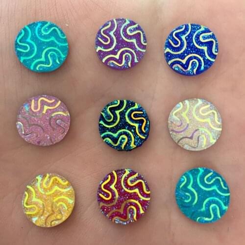 DIY craft 150PCS 12mm AB round Resin Flatback Scrapbooking for phone/wedding Buttons SD76A*5