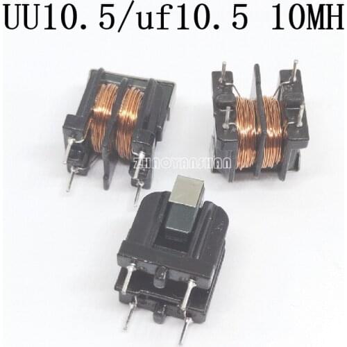 20pcs X UU10.5/uf10.5 10MH Common mode inductance filter Wire diameter 0.5MM 10*13