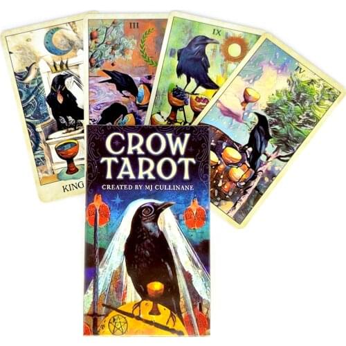 2021 New Style Crow Tarot Cards Mystical Guidance Divination Entertainment Partys Board Game Supports Wholesale 78 Sheets/Box