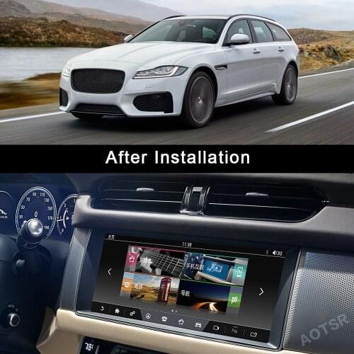 AOTSR Android 9 Car Radio For Jaguar XF XFL 2016 2017 2018 Multimedia Video Player GPS Navigation DSP 10.25" IPS Head Unit