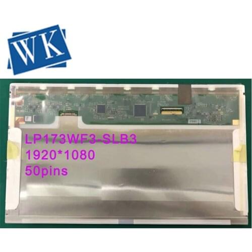 Free Shipping LP173WF3-SLB3 LP173WF3 SLB3 fit LP173WF3 SLB2 LP173WF3 SLB4 SLB1 50 Pins IPS 1920*1080 for HP Laptop LCD Screen