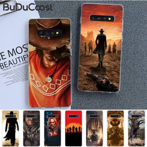 Chenel Western cowboy boy Shell Phone Case for Samsung Galaxy S10 S10E Lite s6 s7 s8plus s9plus S5 S20