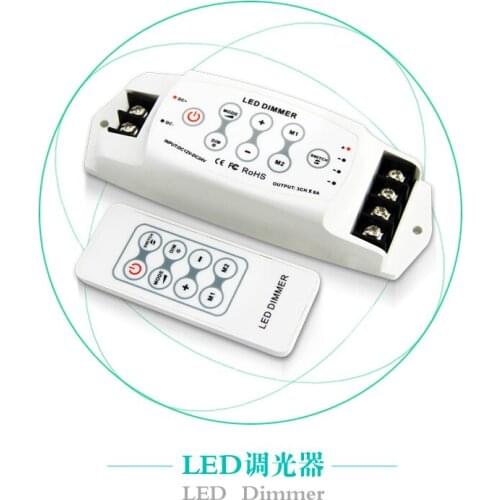 DC5V-DC24V 3 channel touch led 12v dimmer single color led strip