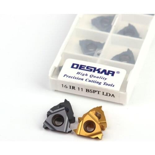 DESKAR 16ER 16IR 11BSPT 14BSPT 19BSPT LDA LDC high quality thread insert lathe thread turning tool tool cutting parts CNC