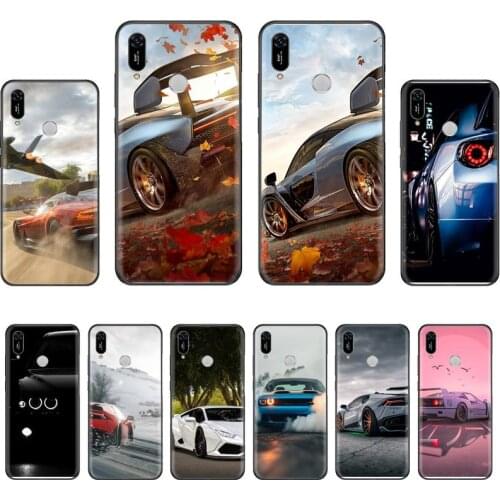 Cool sports car Phone Case For Huawei Y5 Y6 II Y7 Y9 PRIME 2018 2019 NOVA3E P20 PRO P10 Honor 10