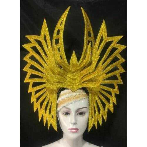 Latin dance Samba accessories Fashion exquisite headdress feathers Delicate dance shows accessories
