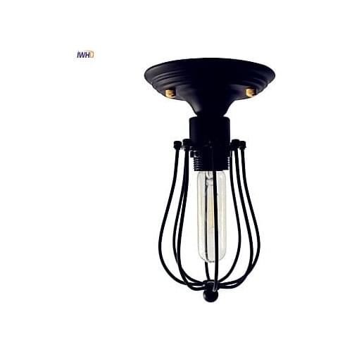 IWHD Mini Style Vintage LED Ceiling Lights Fixtures Flafonnier Hallway Iron Metal Ceiling Lamps Lampara Techo Luminaire